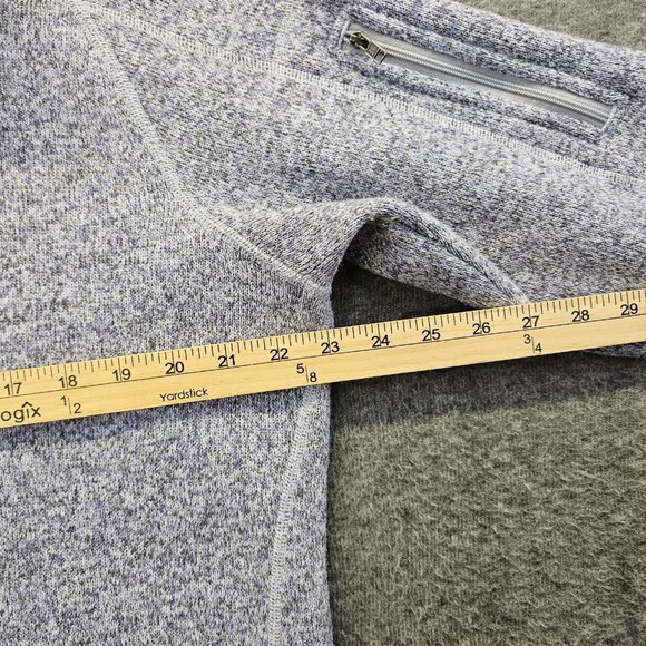 Patagonia Better Sweater Womens XL Light Purple Mauve 1/4 Zip Fleece Pullover - Picture 11 of 12